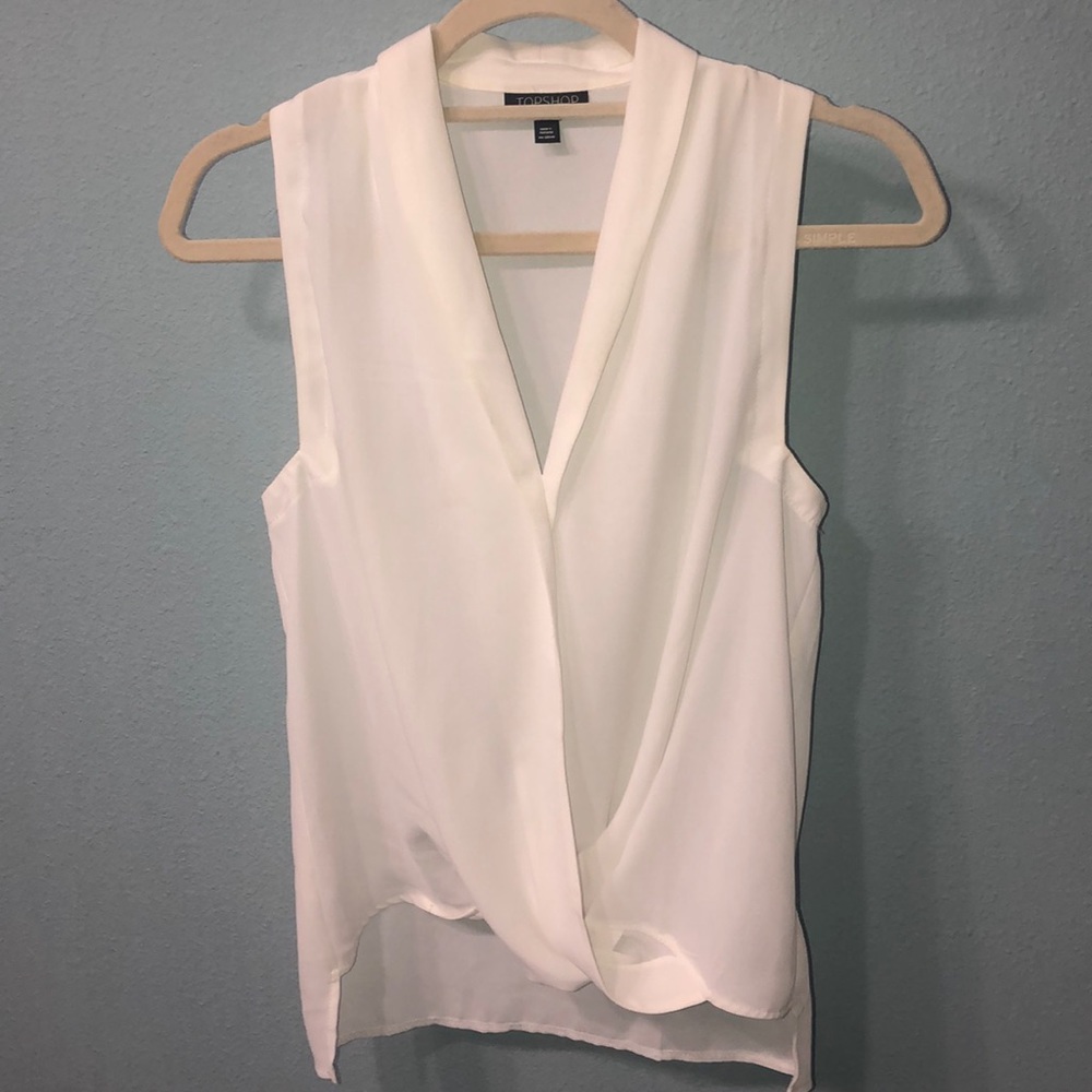 Topshop silk top